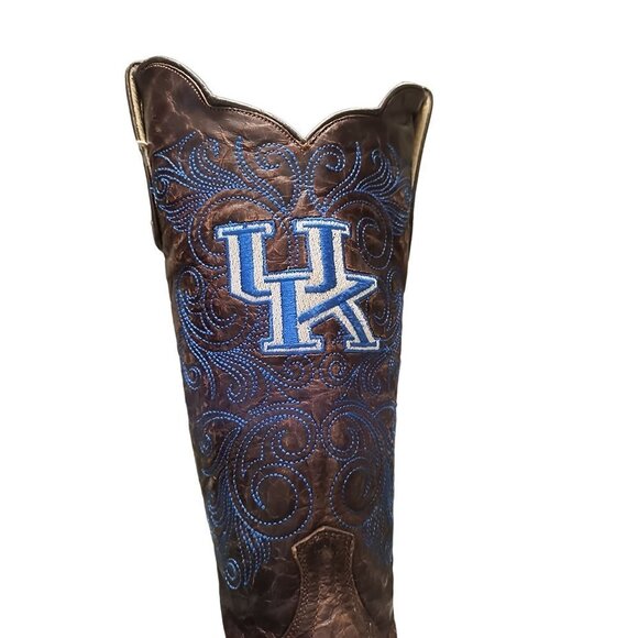 University of Kentucky Wildcats Cowgirl Boots, Woman's Size‎ 7 NWT Embroidered - Picture 5 of 12